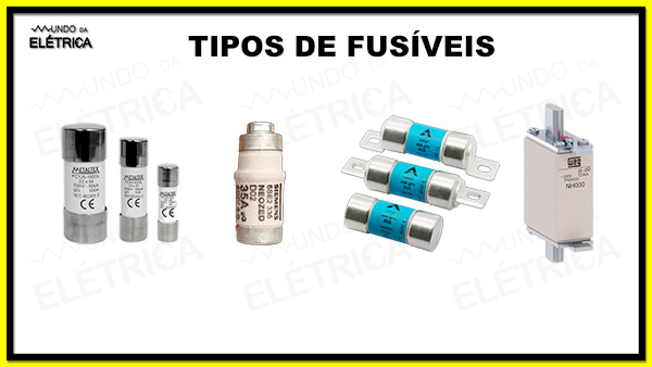 Tipos de fusíveis – Características e aplicações!